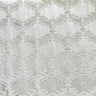 Diamond Embossed Floral Cotton Blend Fabric - Natural Washed, White, 60" Width (1 Yard)