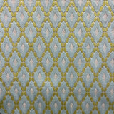Diego Fabric Cut Velvet Fabric - Diamond Shaped Geometric Pattern, 55" Width (1 Yard)