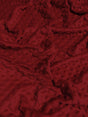 Biking Red Minky Dimple Dot Baby Soft Fabric