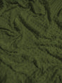Dark Olive Minky Dimple Dot Baby Soft Fabric