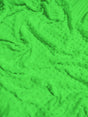 Lime Green Minky Dimple Dot Baby Soft Fabric