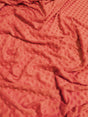 Strawberry Minky Dimple Dot Baby Soft Fabric
