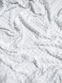 White Minky Dimple Dot Baby Soft Fabric