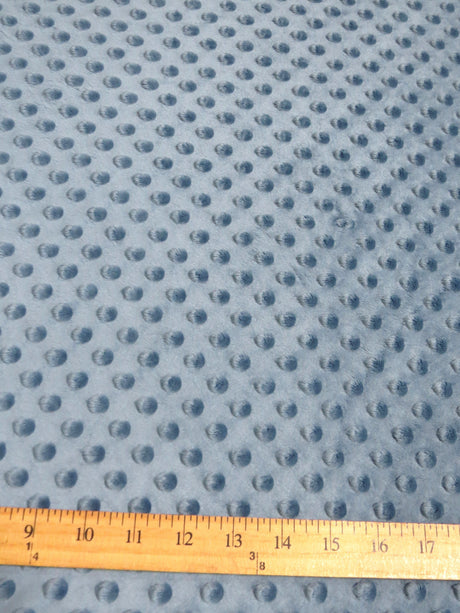Neon Orange Minky Dimple Dot Baby Soft Fabric