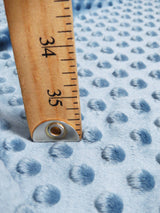 Brown Minky Dimple Dot Baby Soft Fabric by the Yard