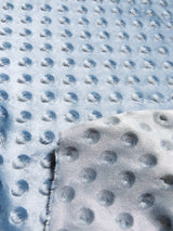 Minky Dimple Dot Baby Soft Fabric in Icy Mint