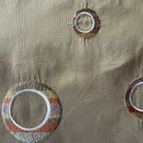 Disco Silk Fabric - Multicolored Circle Pattern, 54" Width (1 Yard)
