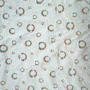 Disco Silk Fabric - Multicolored Circle Pattern, 54" Width (1 Yard)