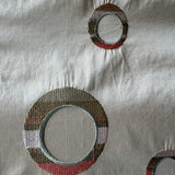 Disco Silk Fabric - Multicolored Circle Pattern, 54" Width (1 Yard)