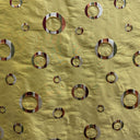 Disco Silk Fabric - Multicolored Circle Pattern, 54" Width (1 Yard)