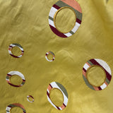 Disco Silk Fabric - Multicolored Circle Pattern, 54" Width (1 Yard)