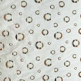 Disco Silk Fabric - Multicolored Circle Pattern, 54" Width (1 Yard)