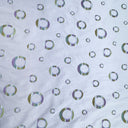 Disco Silk Fabric - Multicolored Circle Pattern, 54" Width (1 Yard)