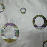 Disco Silk Fabric - Multicolored Circle Pattern, 54" Width (1 Yard)