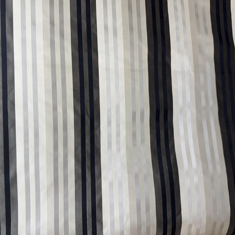 Discreet Silk Fabric - Multi-Colored Stripe, 55" Width (1 Yard)