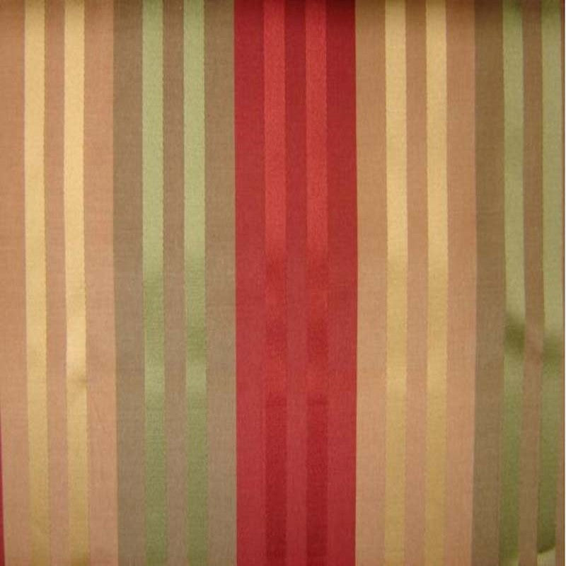 Discreet Silk Fabric - Multi-Colored Stripe, 55" Width (1 Yard)