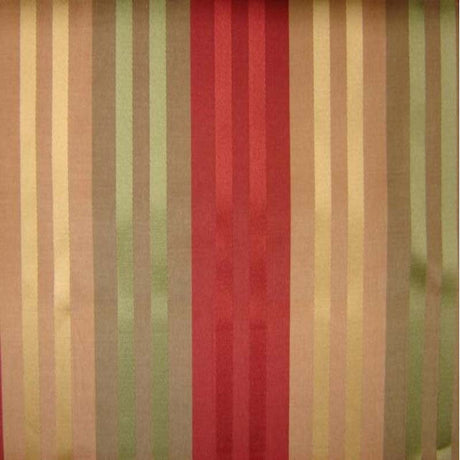 Discreet Silk Fabric - Multi-Colored Stripe, 55" Width (1 Yard)
