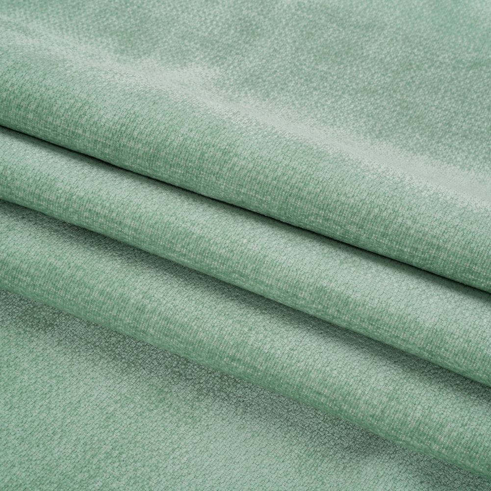 Chenille Upholstery Woven - Aqua - Lanton Collection