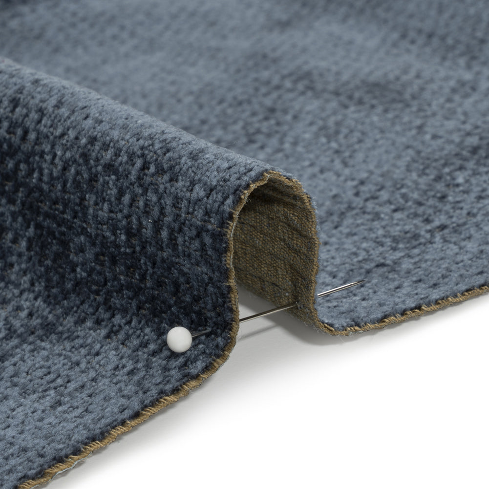 Chenille Upholstery Woven - Denim - Lanton Collection