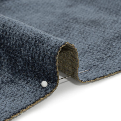 Chenille Upholstery Woven - Denim - Lanton Collection