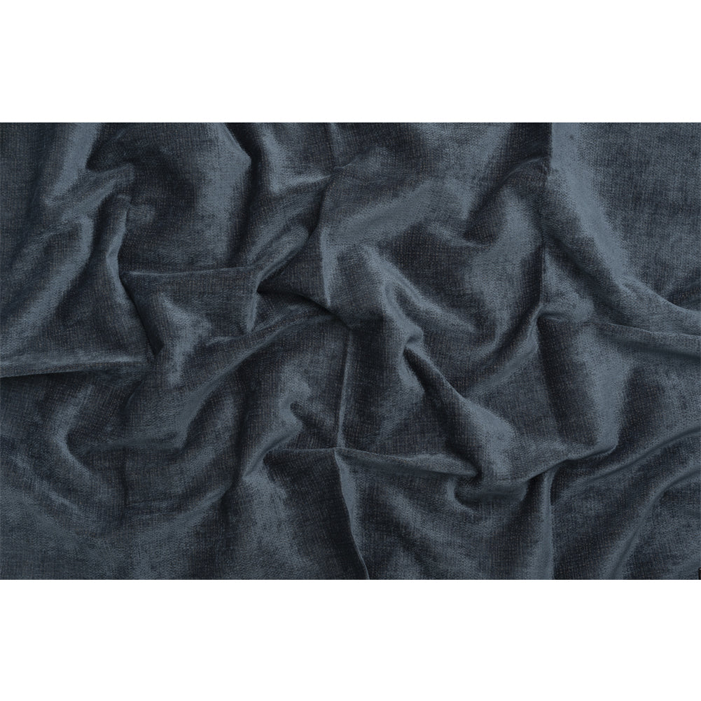 Chenille Upholstery Woven - Denim - Lanton Collection