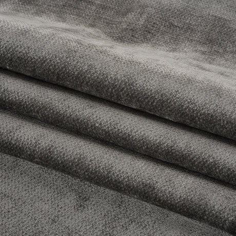 Chenille Upholstery Woven - Pewter - Lanton Collection