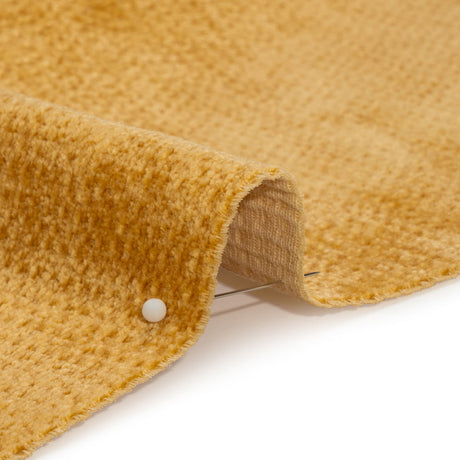 Chenille Upholstery Woven - Saffron - Lanton Collection