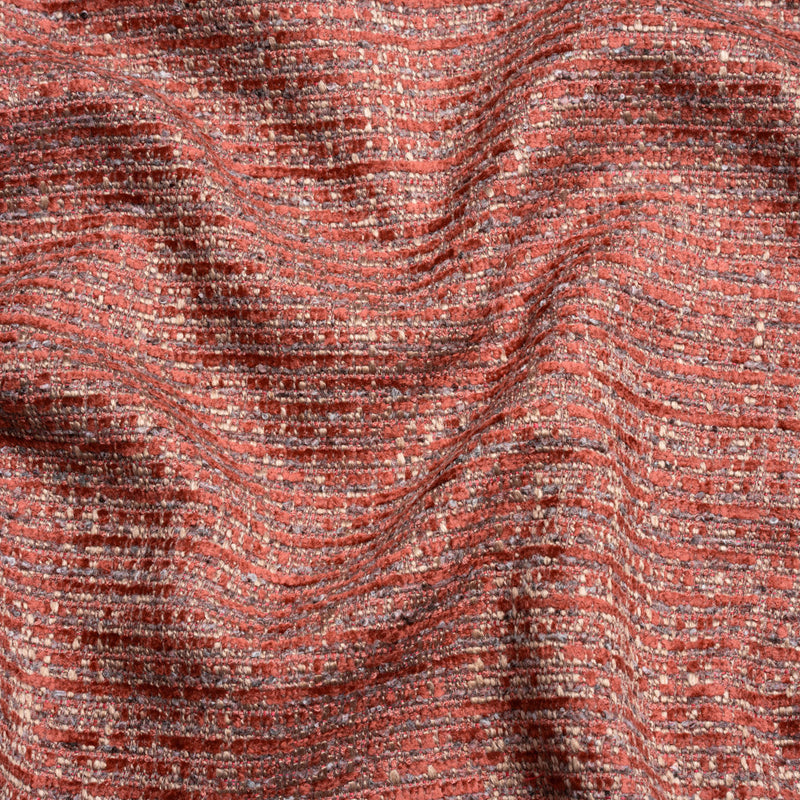 Tweed Upholstery Chenille - Bloodstone Striated - Caprona Collection