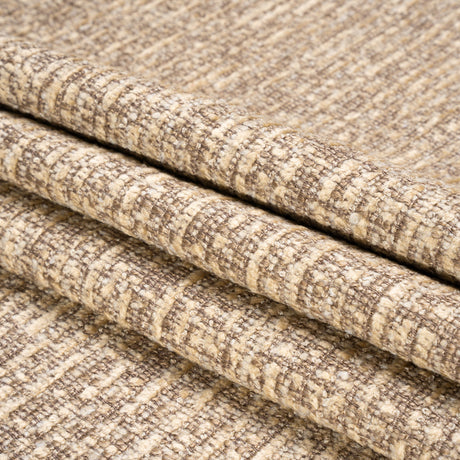 Tweed Upholstery Chenille - Cafe Striated - Caprona Collection