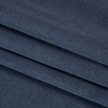Polyester and Cotton Upholstery Velvet - Indigo - Corry Collection