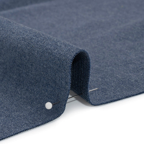 Polyester and Cotton Upholstery Velvet - Indigo - Corry Collection