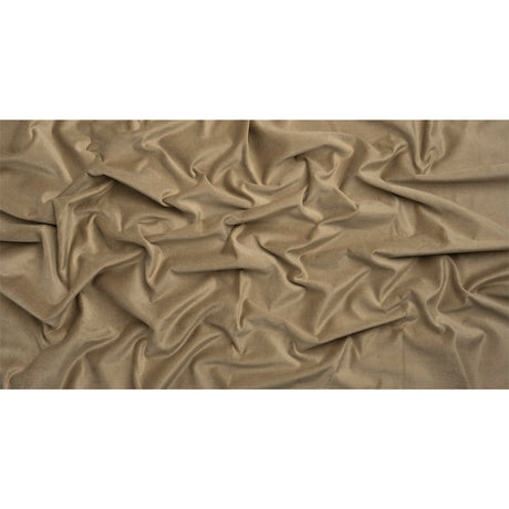 Polyester and Cotton Upholstery Velvet - Latte - Corry Collection
