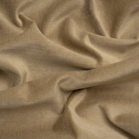 Polyester and Cotton Upholstery Velvet - Latte - Corry Collection
