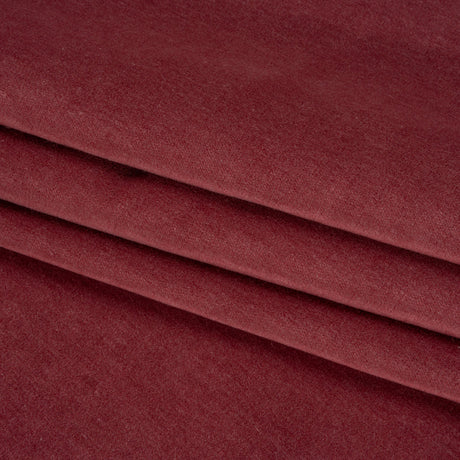 Polyester and Cotton Upholstery Velvet - Merlot - Corry Collection