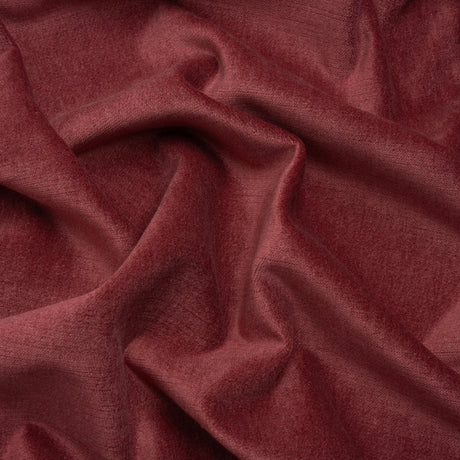 Polyester and Cotton Upholstery Velvet - Merlot - Corry Collection