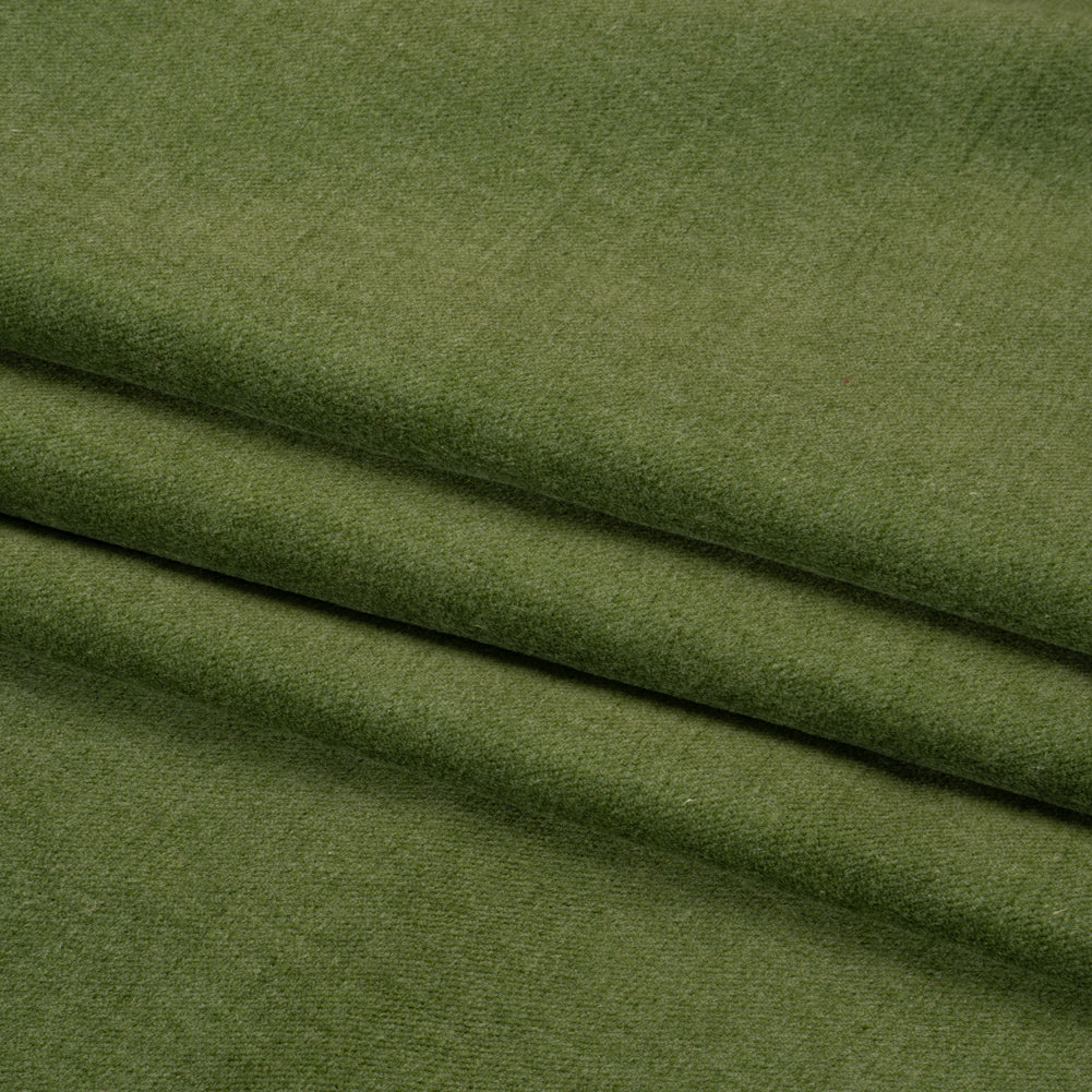 Polyester and Cotton Upholstery Velvet - Moss - Corry Collection