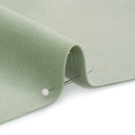 Polyester and Cotton Upholstery Velvet - Neo-Mint - Corry Collection
