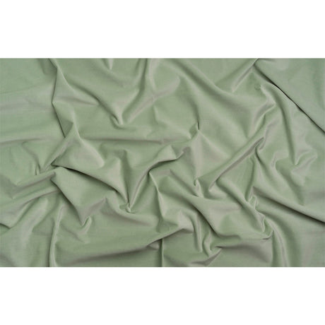 Polyester and Cotton Upholstery Velvet - Neo-Mint - Corry Collection