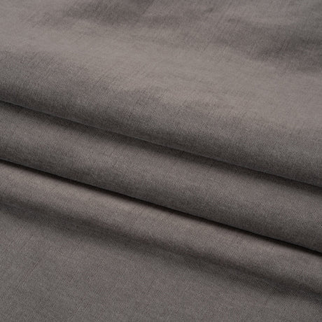 Polyester and Cotton Upholstery Velvet - Nickel - Corry Collection