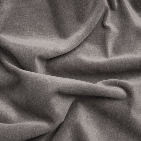 Polyester and Cotton Upholstery Velvet - Nickel - Corry Collection
