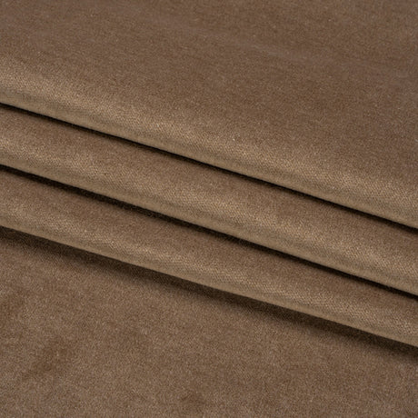 Polyester and Cotton Upholstery Velvet - Otter - Corry Collection