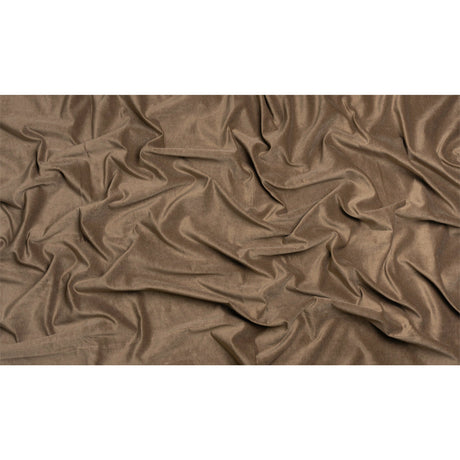 Polyester and Cotton Upholstery Velvet - Otter - Corry Collection