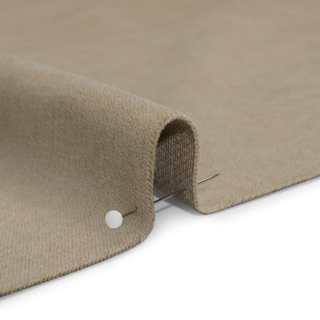 Polyester and Cotton Upholstery Velvet - Pebble - Corry Collection