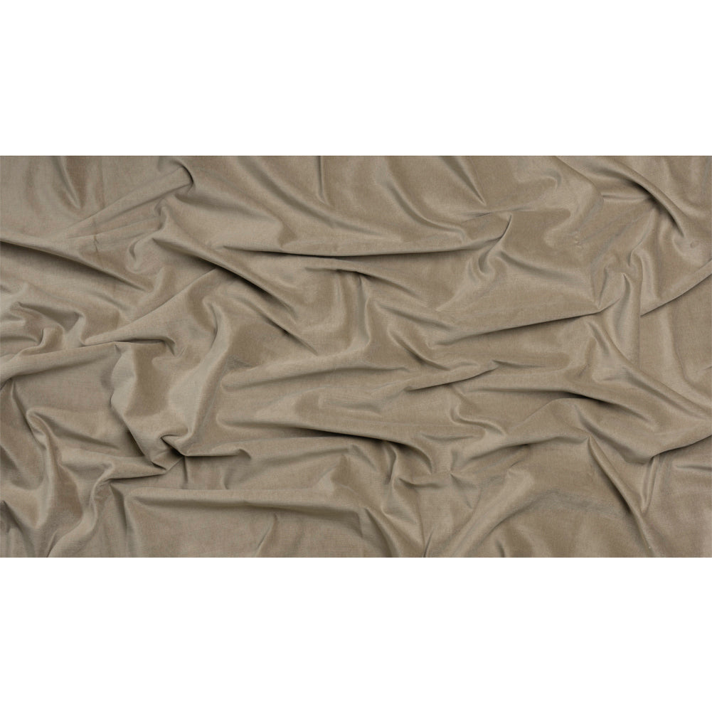 Polyester and Cotton Upholstery Velvet - Pebble - Corry Collection