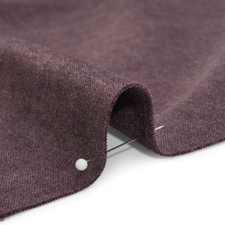 Polyester and Cotton Upholstery Velvet - Plum - Corry Collection