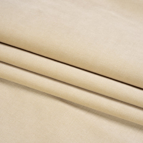 Polyester and Cotton Upholstery Velvet - Sand - Corry Collection