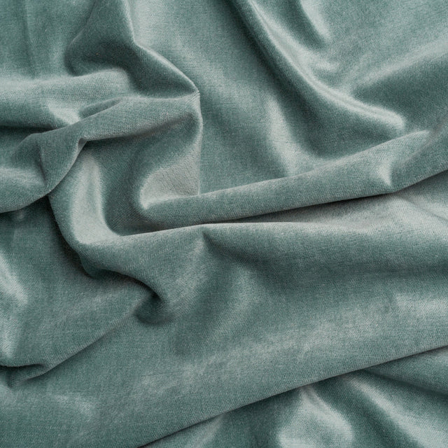 Polyester and Cotton Upholstery Velvet - Seaglass - Corry Collection
