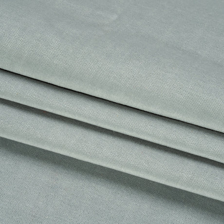 Polyester and Cotton Upholstery Velvet - Sky - Corry Collection