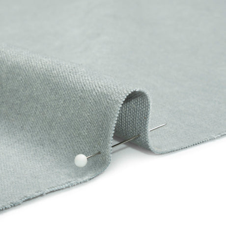 Polyester and Cotton Upholstery Velvet - Sky - Corry Collection