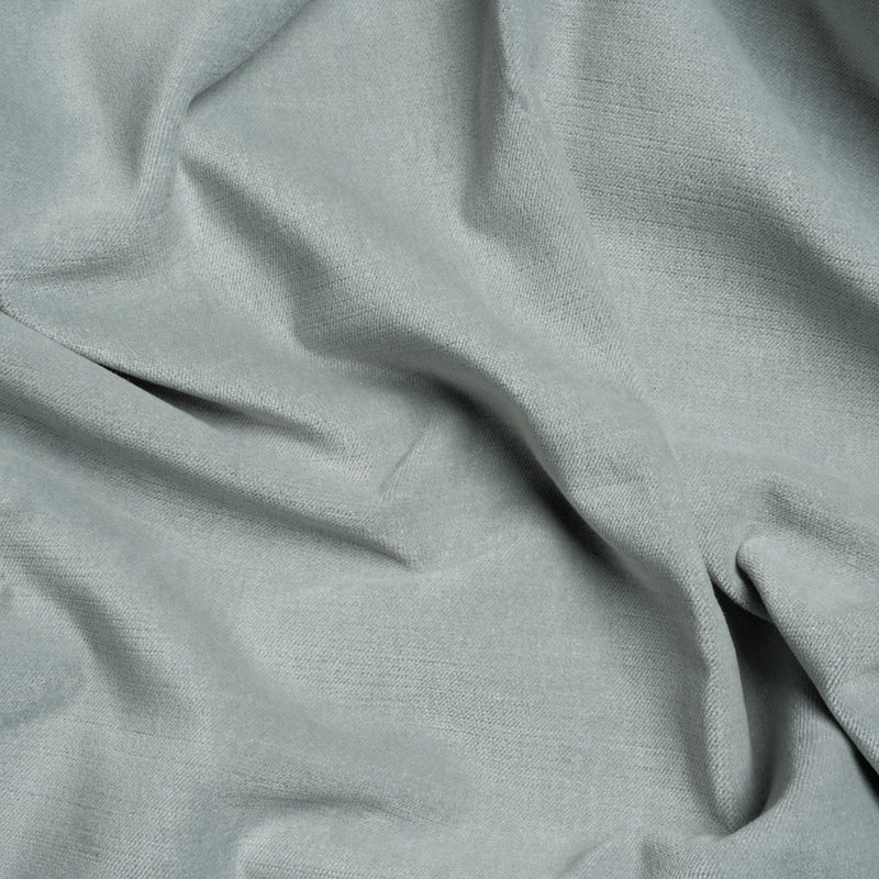Polyester and Cotton Upholstery Velvet - Sky - Corry Collection